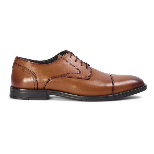 Paul Andrew Regent Tan Leather Oxford Shoes
