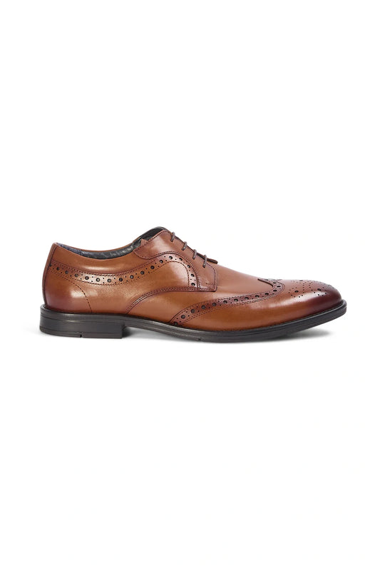 Paul Andrew Cambridge Tan Leather Brogue Shoes