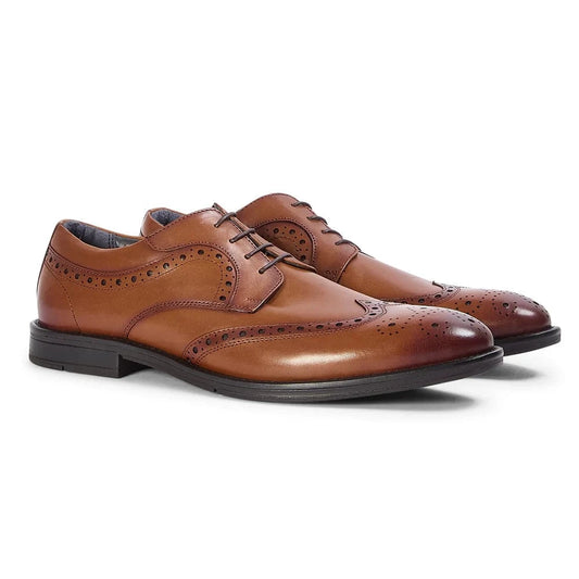 Paul Andrew Cambridge Tan Leather Brogue Shoes