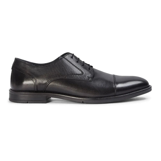 Paul Andrew Regent Black Leather Oxford Shoes