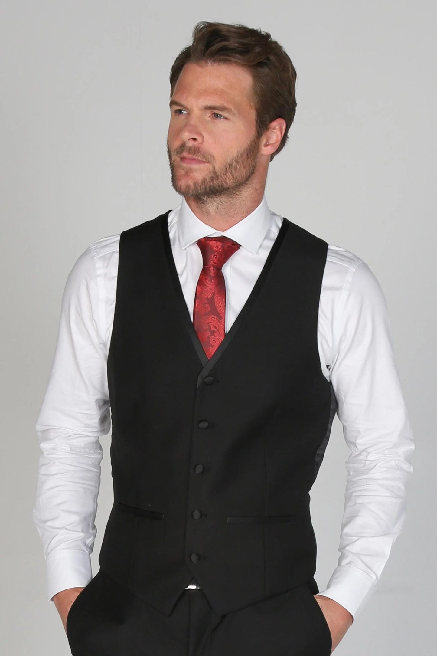 HARRY BLACK 3-PIECE TUXEDO SUIT