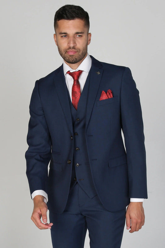 CALVIN NAVY 3-PIECE SUIT