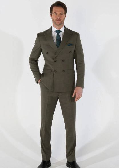 KURT GREEN DOUBLE BREASTED 2-PIECE SUIT