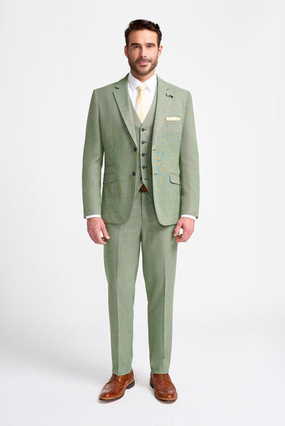 Cavani Miami Sage Three Piece Suit