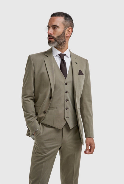 Cavani Donatella Sage Three Piece Suit