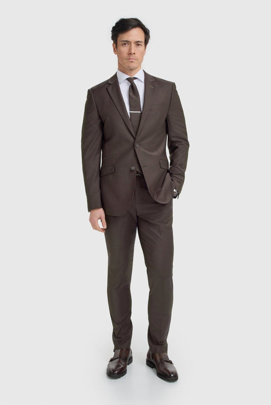 Cavani Bond Auburn Three Piece Suit
