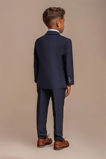 CARIDI BOYS NAVY 3 PIECE SUIT