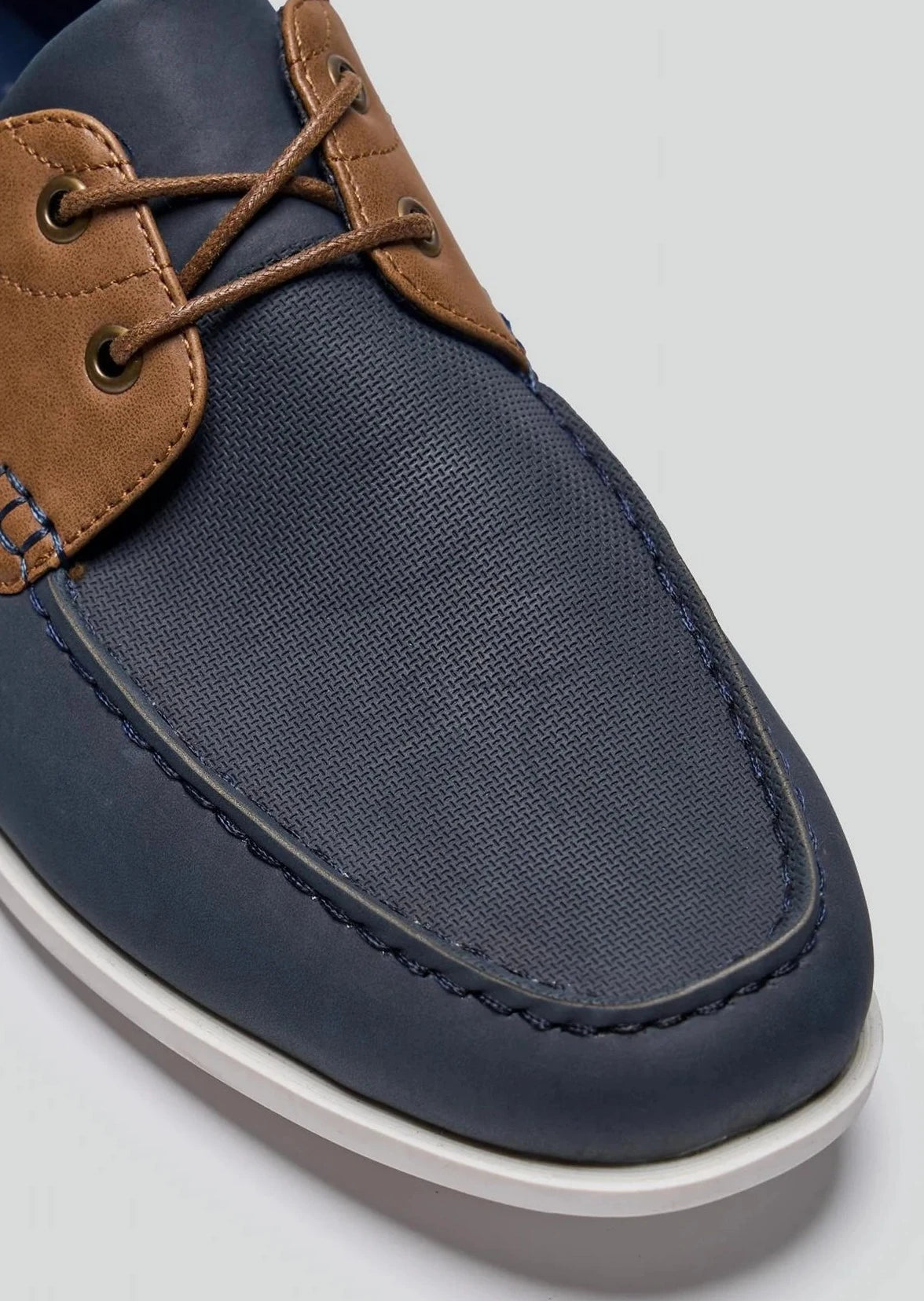ANDROS NAVY BOAT SHOES