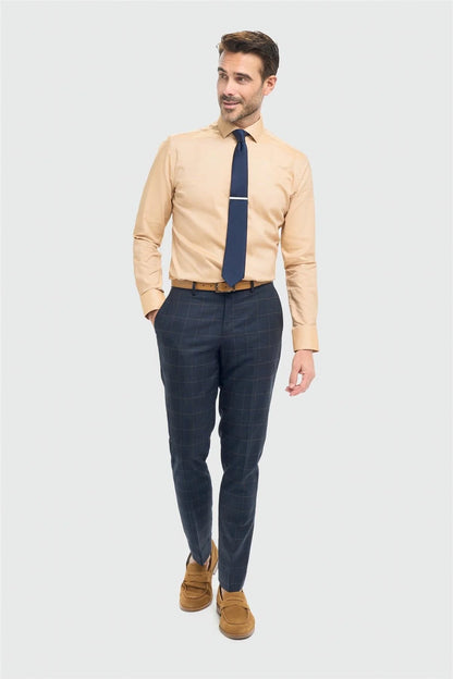Cavani Torino Navy Trousers
