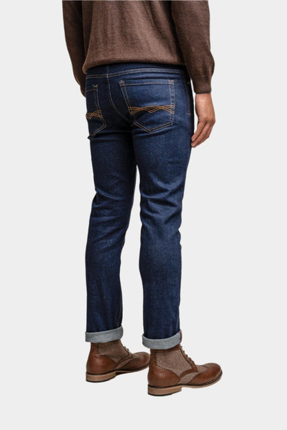 MILANO DENIM BLUE SLIM JEANS