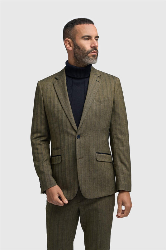 Cavani Damon Sage Tweed Blazer