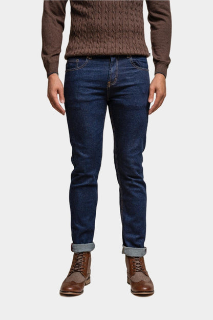 MILANO DENIM BLUE SLIM JEANS