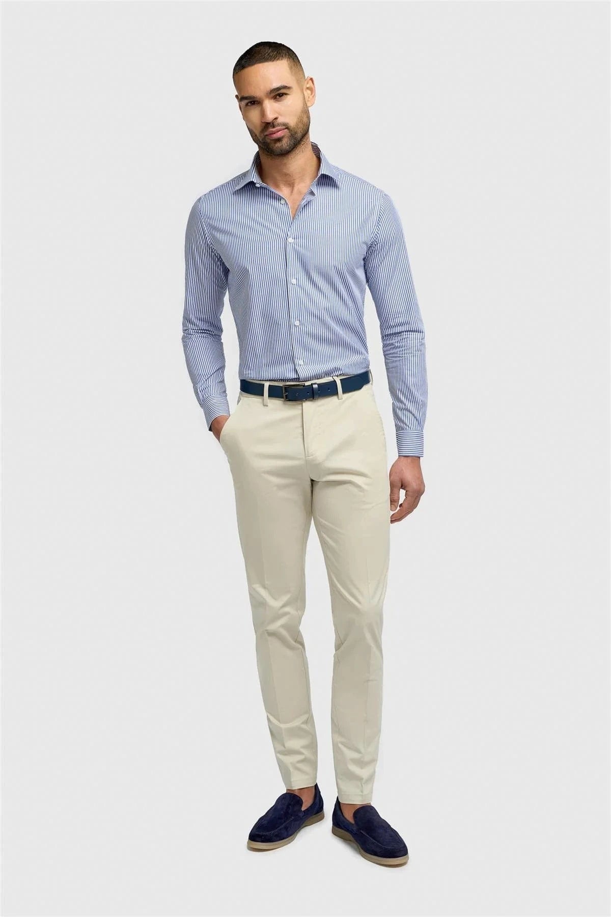 Cavani Argiro Navy Stripe Shirt