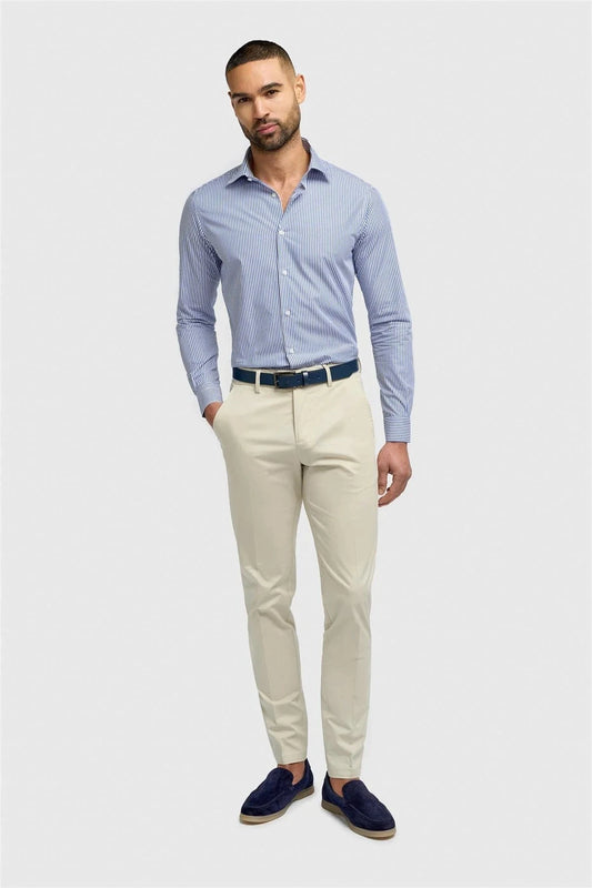 CAVANI ARGIRO NAVY STRIPE SHIRT