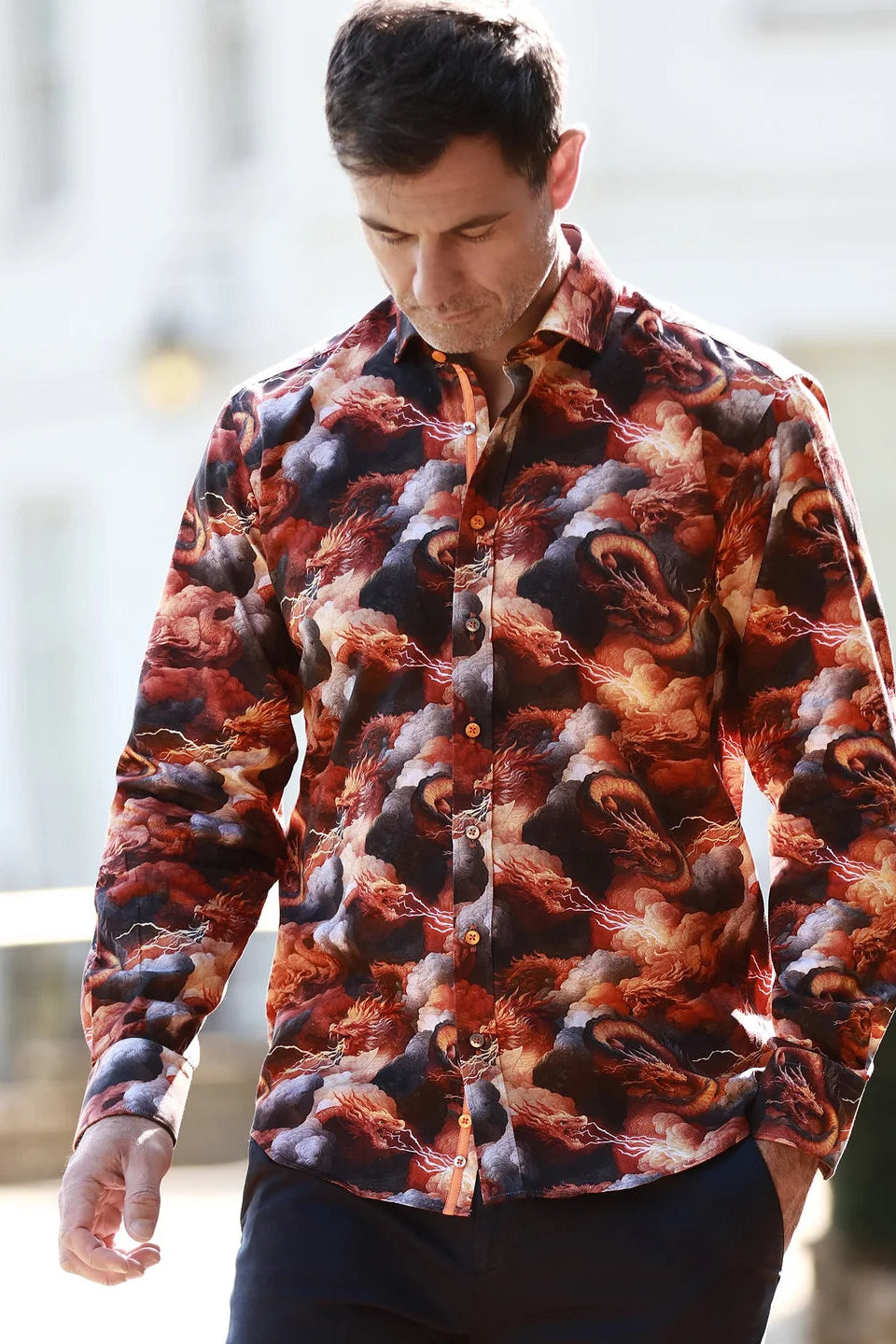 Claudio Lugli Battle of the Dragons Men's Shirt