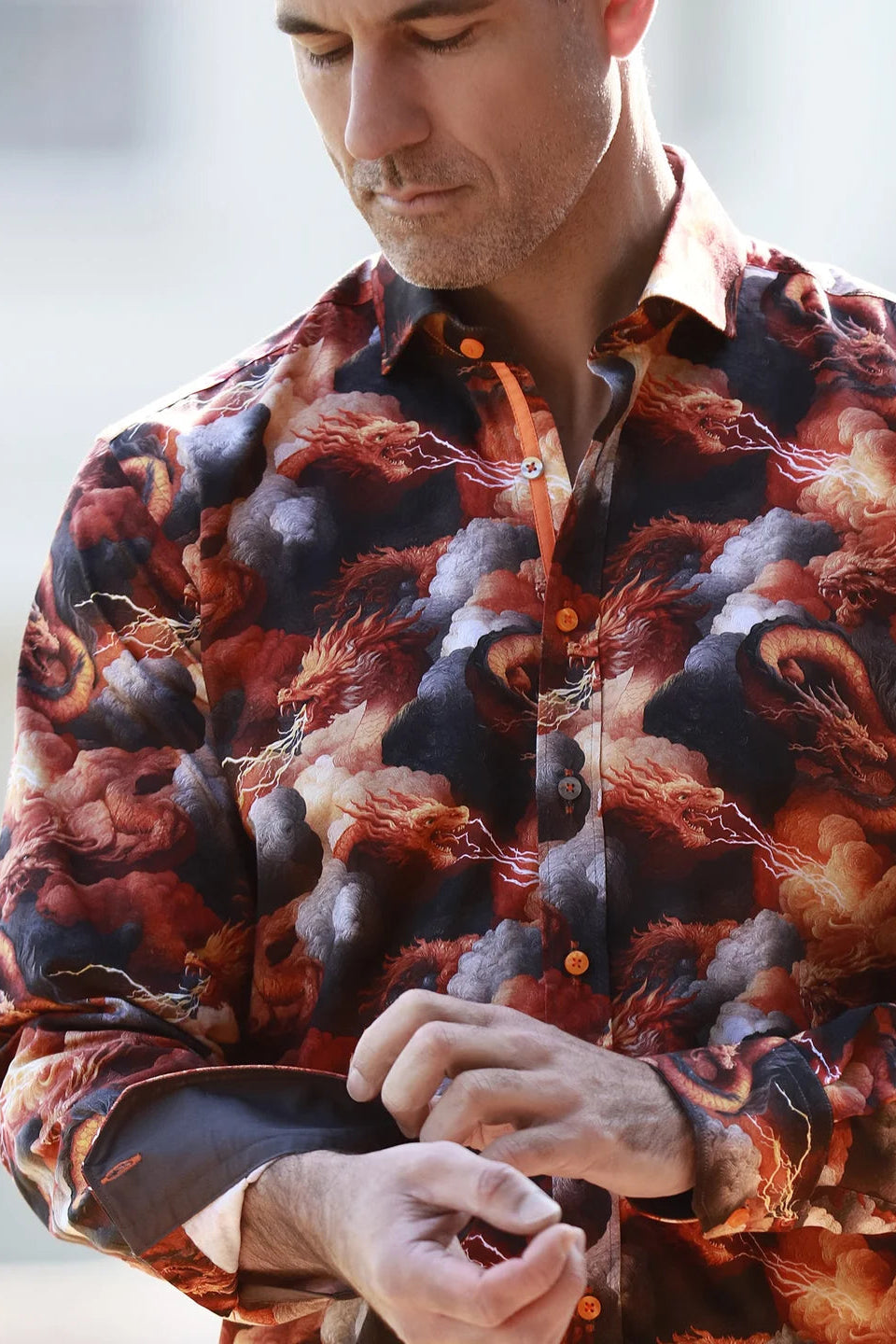 Claudio Lugli Battle of the Dragons Men's Shirt