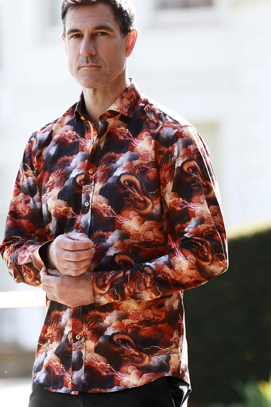 Claudio Lugli Battle of the Dragons Men's Shirt