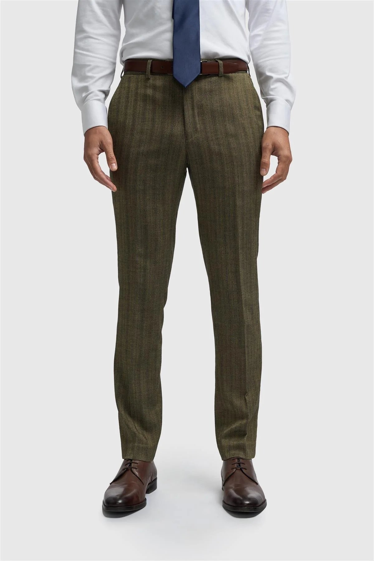 Cavani Damon Sage Tweed Trousers