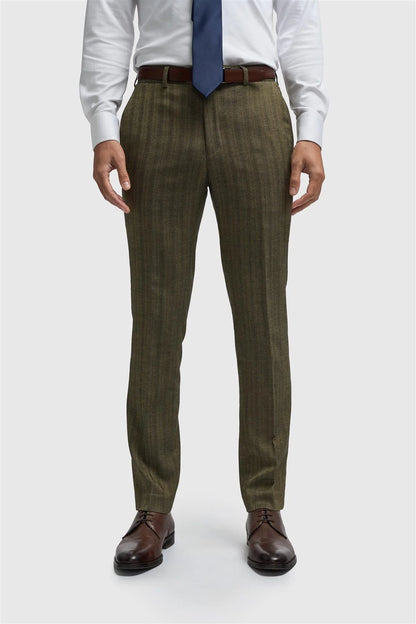 Cavani Damon Sage Tweed Trousers