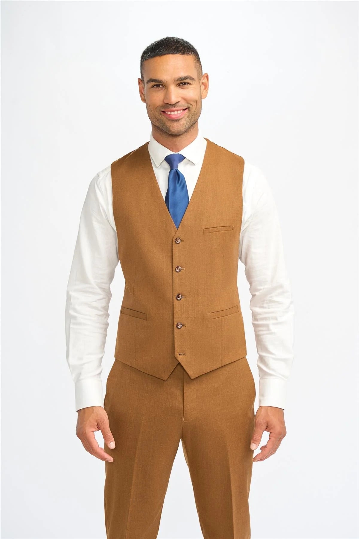 Cavani James Sierra Super 130s Wool Waistcoat