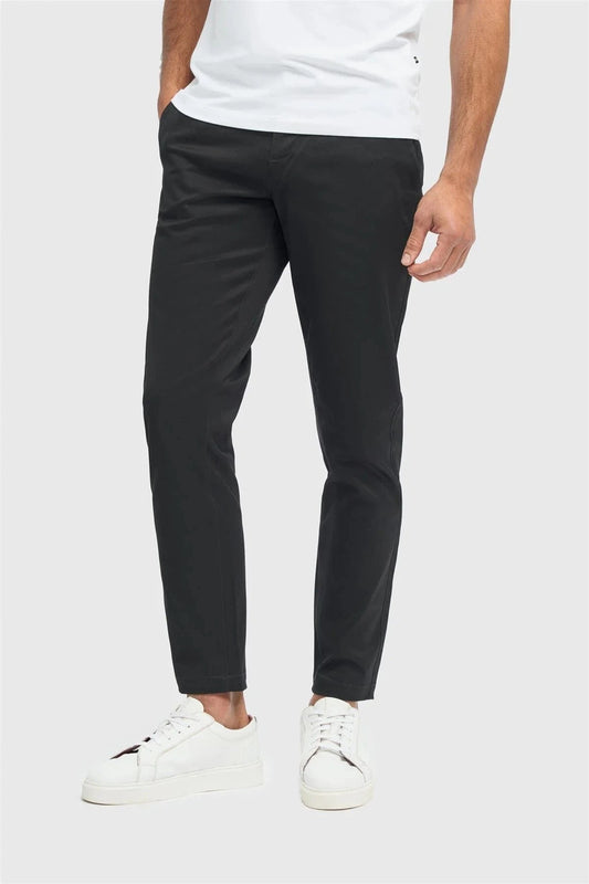 CAVANI DAKOTA BLACK SLIM CHINOS