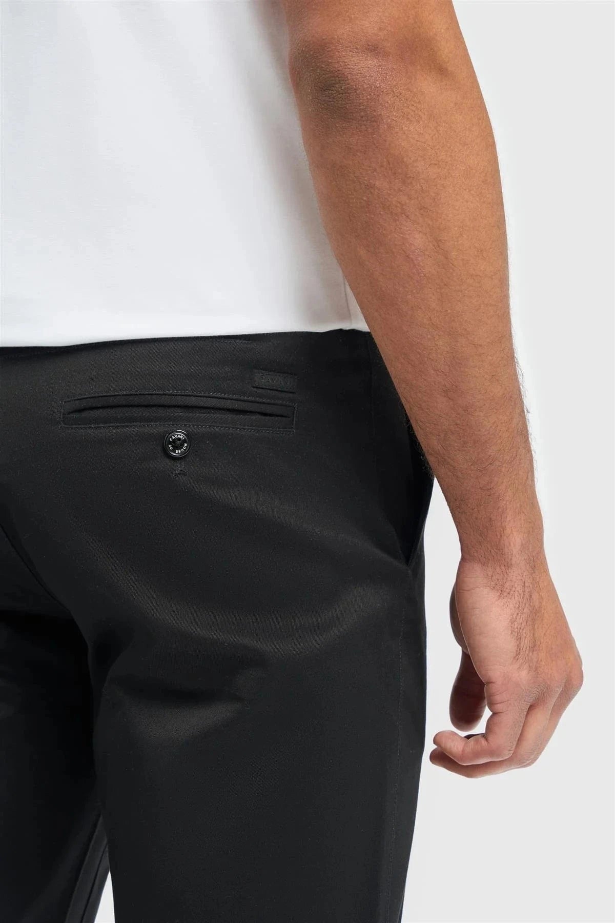 CAVANI DAKOTA BLACK SLIM CHINOS