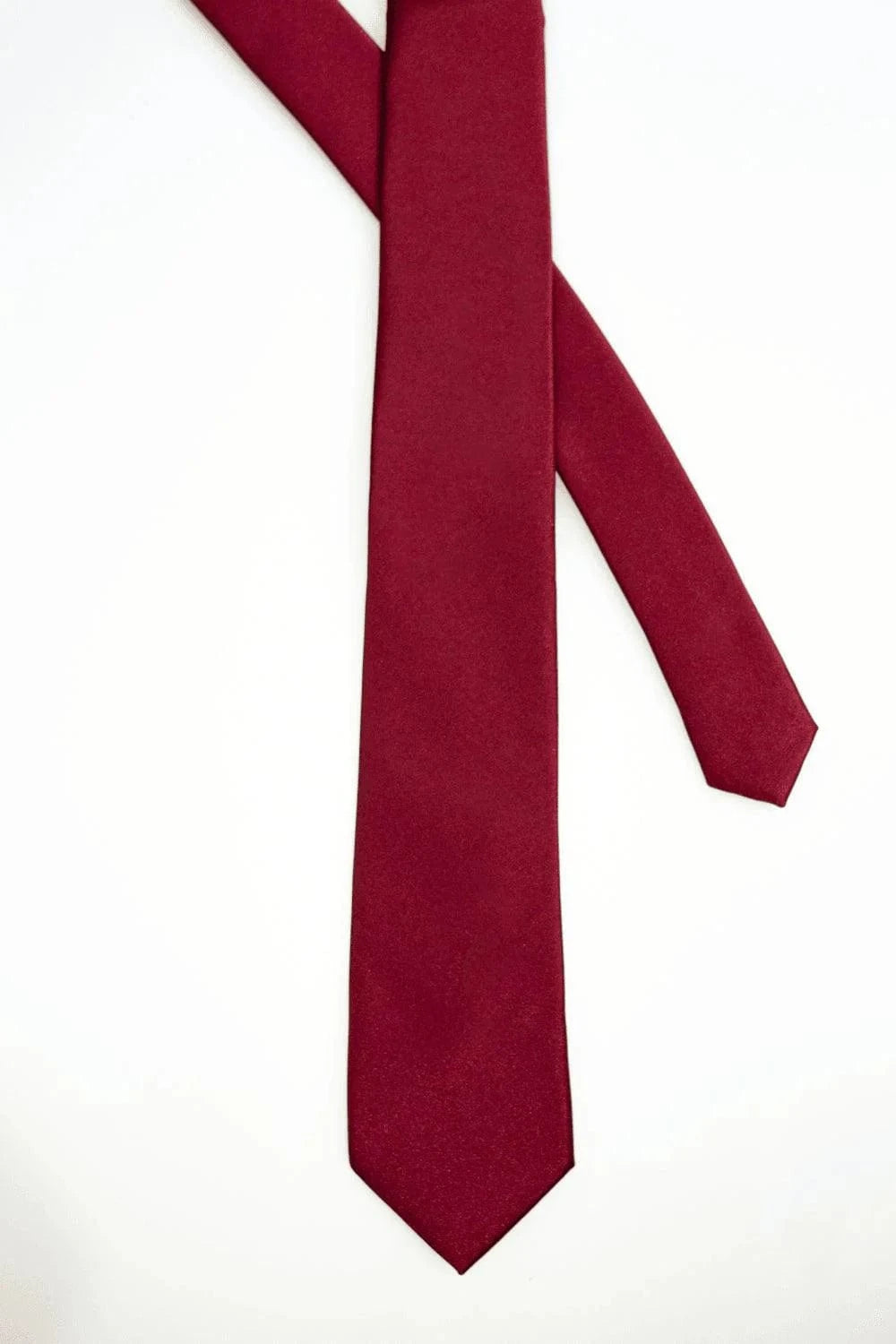 CAVANI WINE PLAIN TIE SET