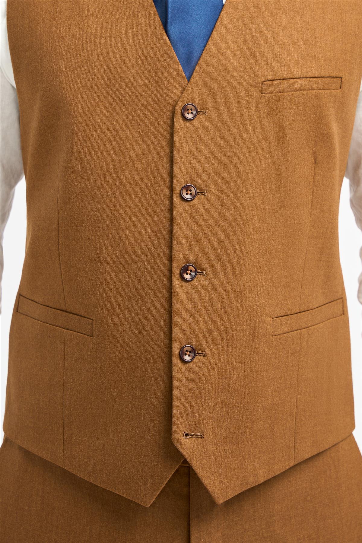 Cavani James Sierra Super 130s Wool Waistcoat