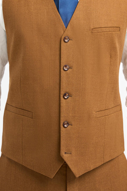 Cavani James Sierra Super 130s Wool Waistcoat