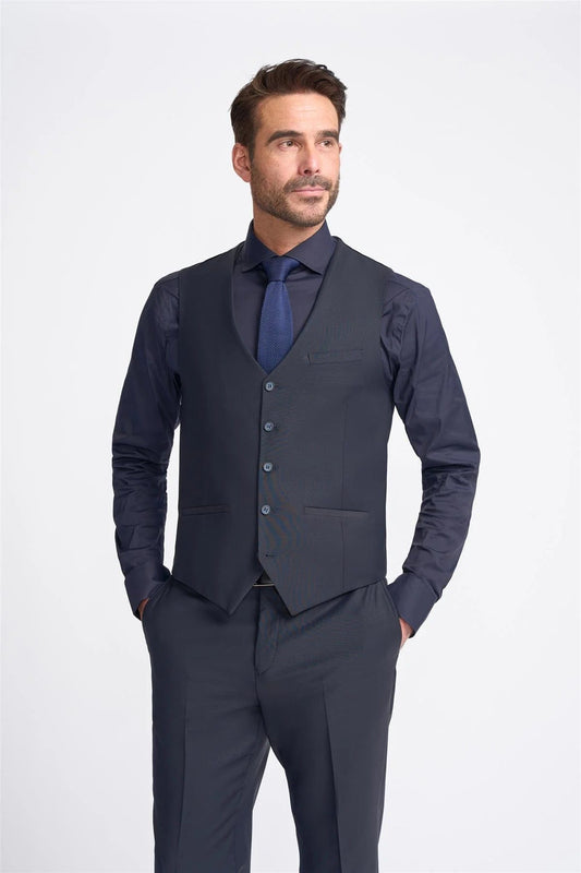 BOND MIDNIGHT NAVY WAISTCOAT