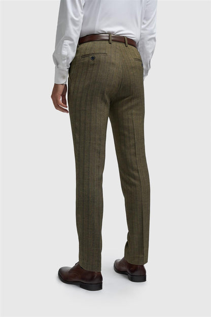 Cavani Damon Sage Tweed Trousers