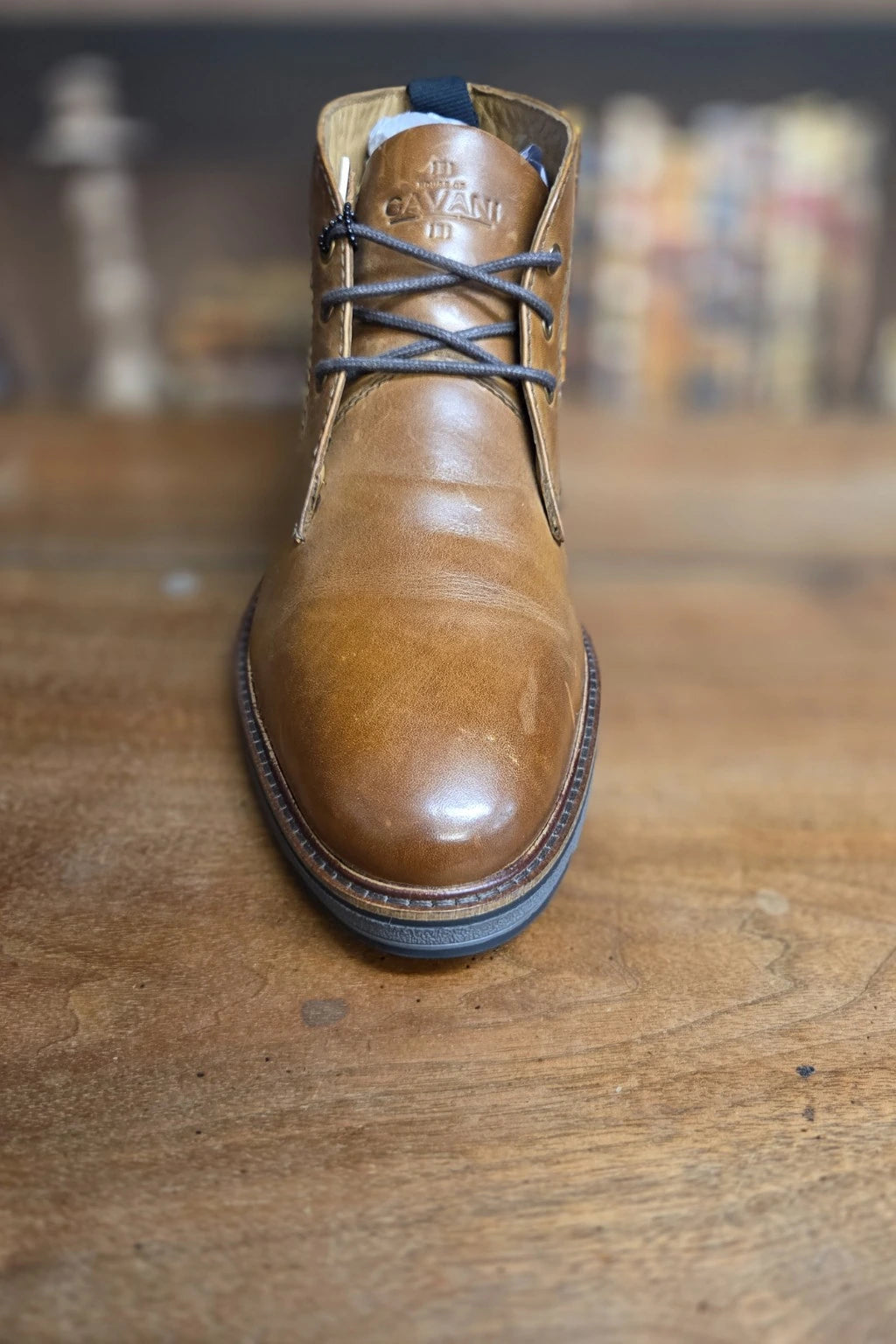 Cavani Austin Tan Leather Boots