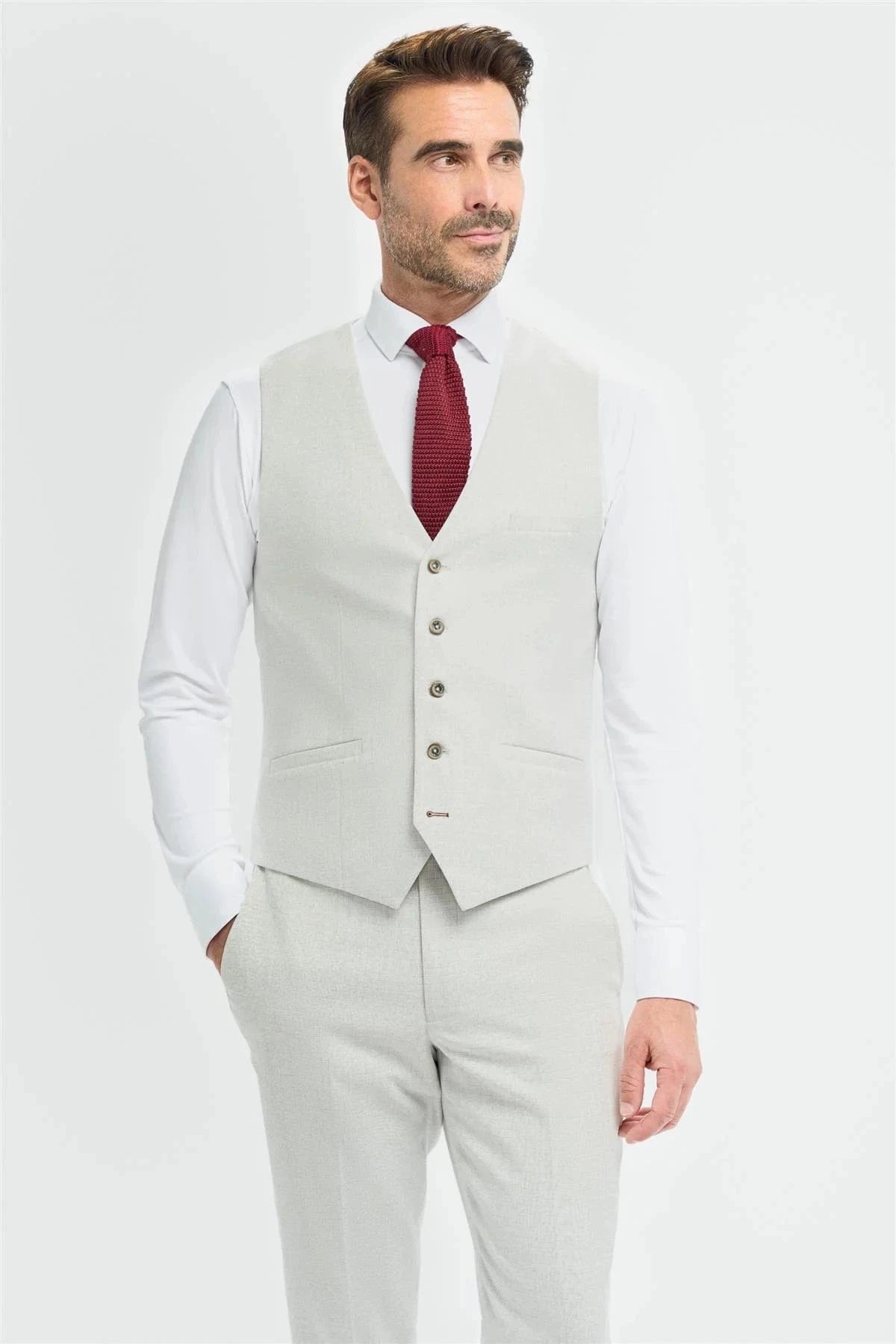 Cavani Tropaz Slate Waistcoat For Men