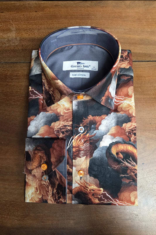 Claudio Lugli Battle of the Dragons Men's Shirt
