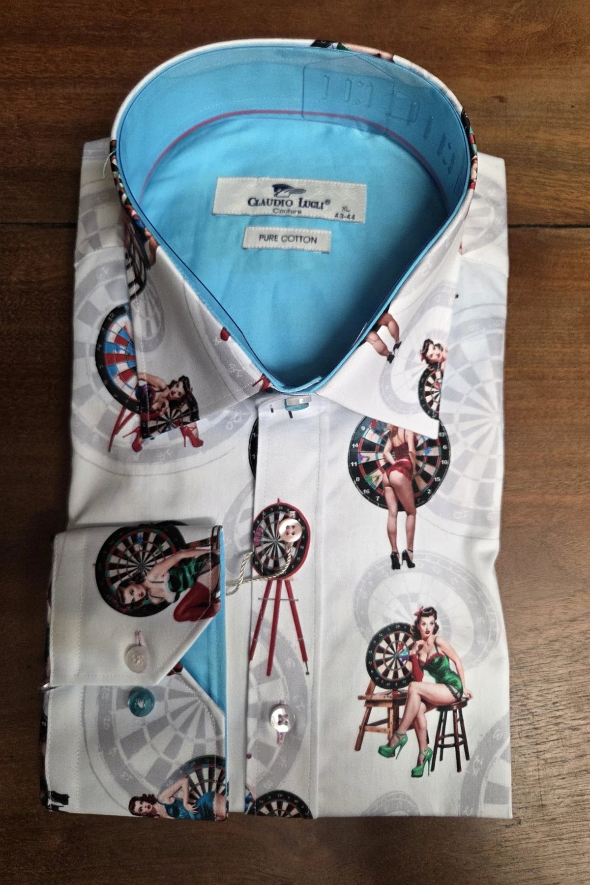 Claudio Lugli Darts Print Men's Shirt