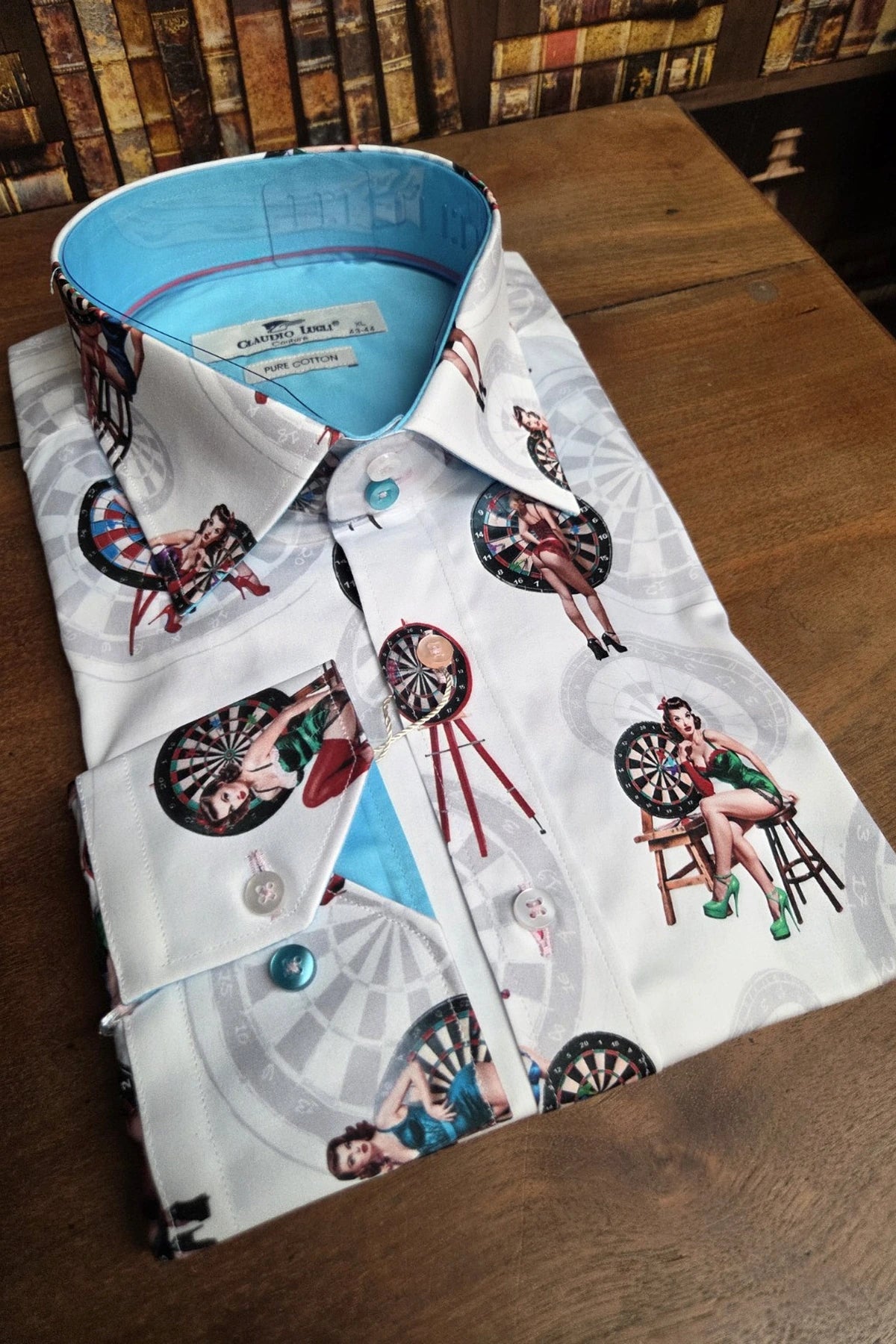 Claudio Lugli Darts Print Men's Shirt