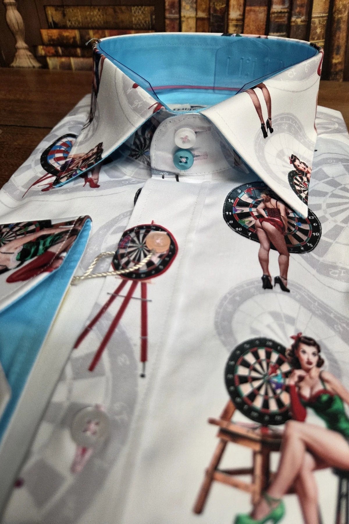 Claudio Lugli Darts Print Men's Shirt