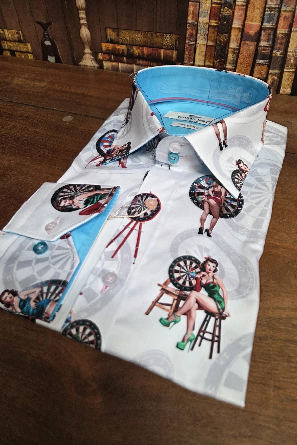 Claudio Lugli Darts Print Men's Shirt