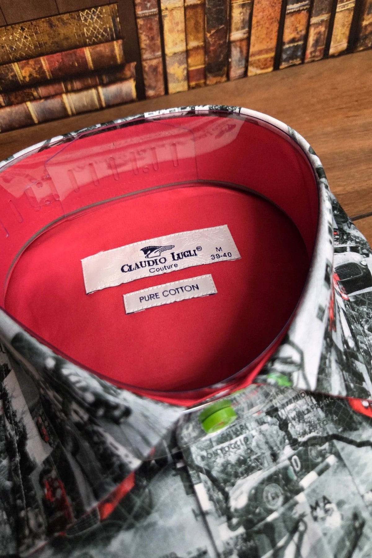 Claudio Lugli Italian Race Cars Print Men's Shirt