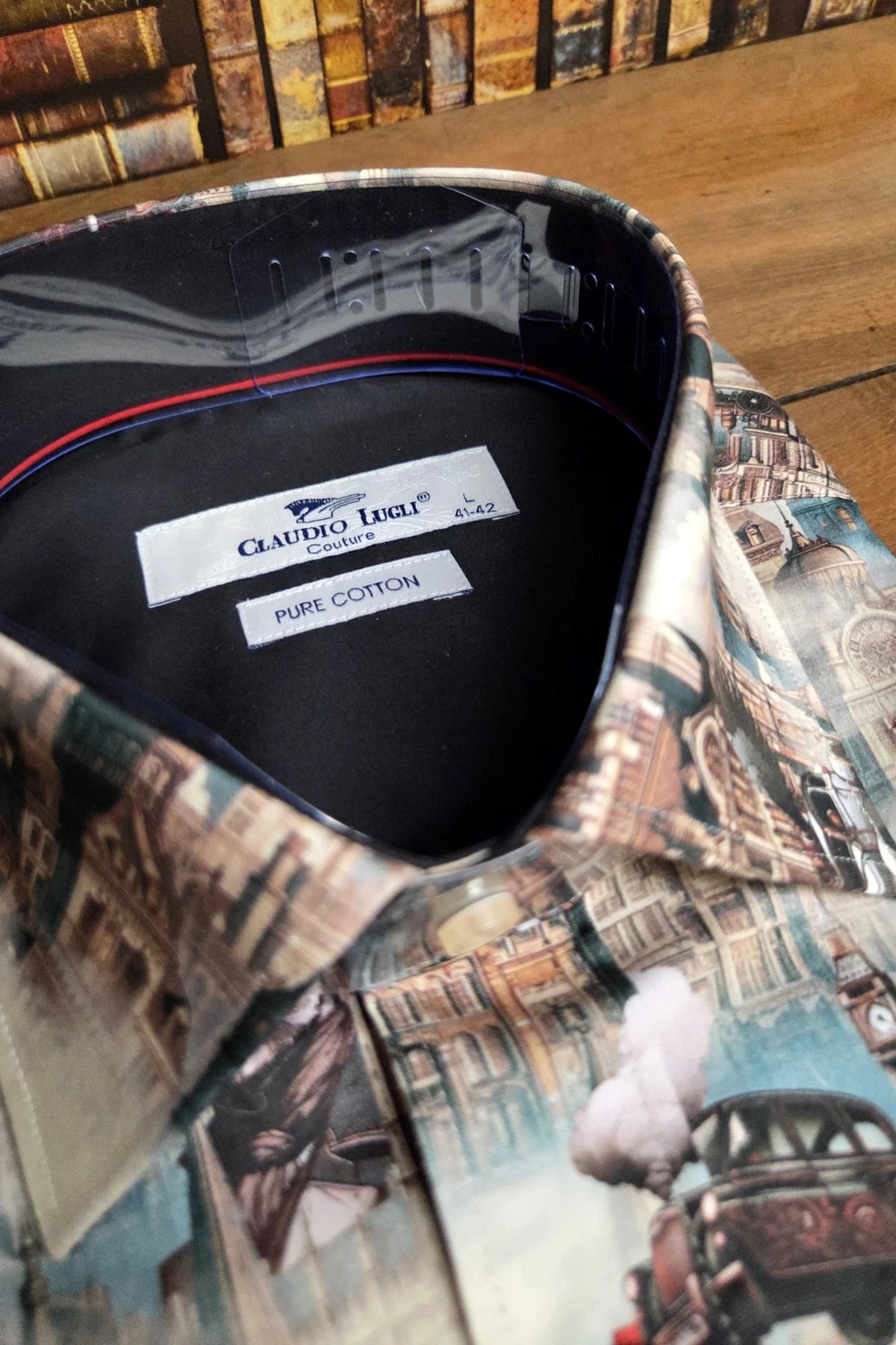Claudio Lugli London Steampunk Print Men's Shirt