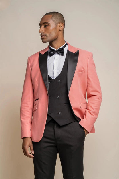 CAVANI ROSA PINK VELVET BLAZER