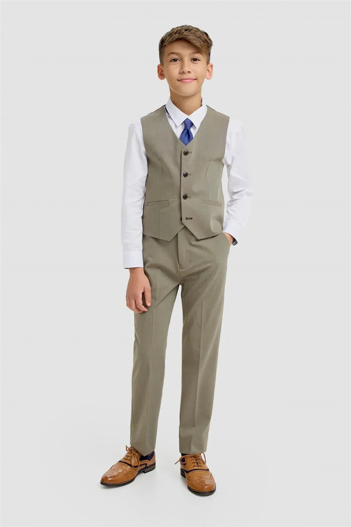 Cavani Donatella Sage Boys Three Piece Suit