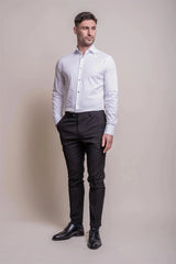 CAVANI MONACO WHITE SLIM FIT SHIRT FOR MEN 