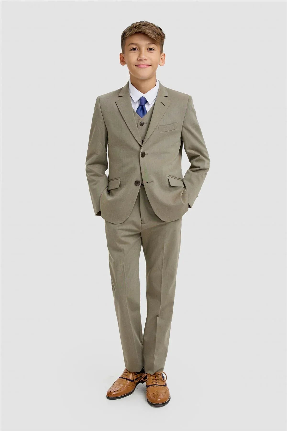 Cavani Donatella Sage Boys Three Piece Suit