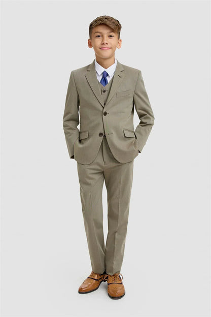 Cavani Donatella Sage Boys Three Piece Suit