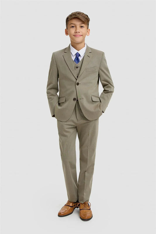 Cavani Donatella Sage Boys Three Piece Suit