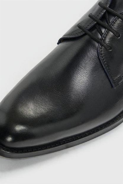 CAVANI TAYLOR BLACK LEATHER SHOES