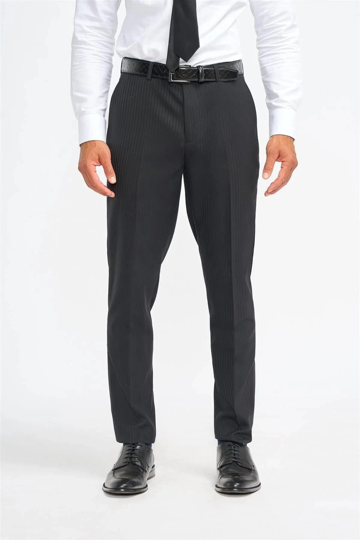 Cavani Roberto Black 3-Piece Suit