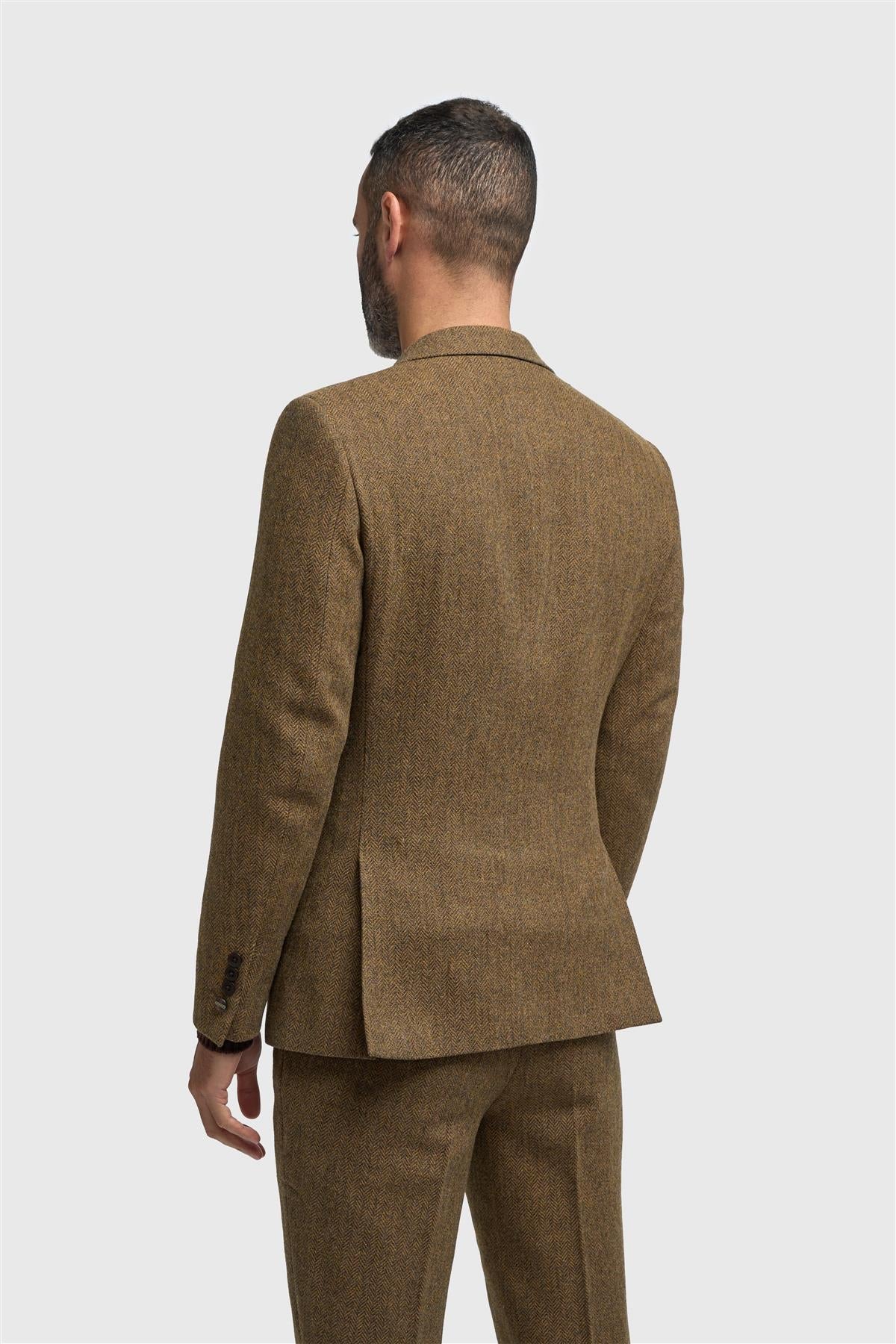 Cavani Thomas Brown Tweed Blazer