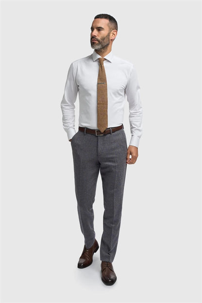 Cavani Thomas Savoy Grey Tweed Trousers